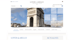 Desktop Screenshot of loyerabello.fr